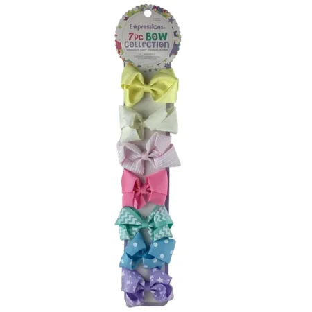 Lazo para cabello 7 piezas