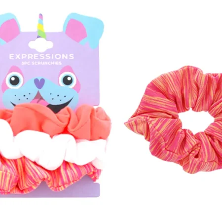 Ligas para cabello 3 piezas 9 cm