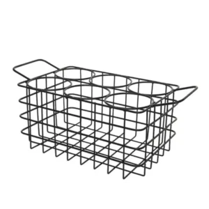 Cesta de hierro con agarrador