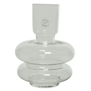 Florero vidrio 18 x 18 x 25 cm