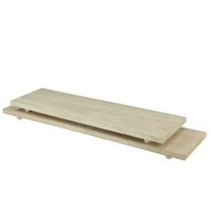 Bandeja para servir de madera 65x15x3,5 cm