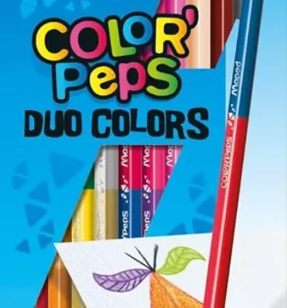 Lápices de 12 colores doble punta