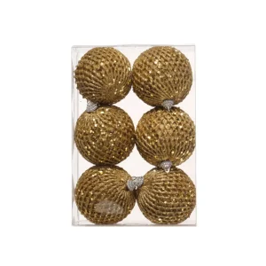 Juego de 6 bambalinas de plástico 49 x 33,5 x 49 cm