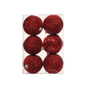 Juego de 6 bambalinas de plástico 49 x 33,5 x 49 cm