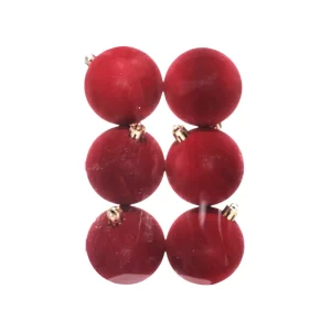 Juego de 6 bambalinas de plástico 48 x 36 x 54,5 cm