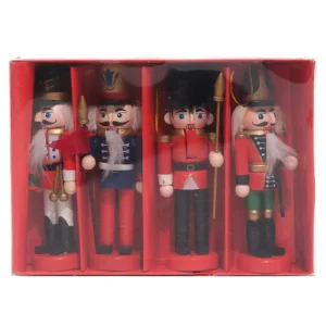 Juego de 4 cascanueces 13cm