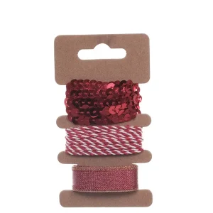 Juego de cintas para regalo 3 pzas 6,5 x 12 x 1,5 cm