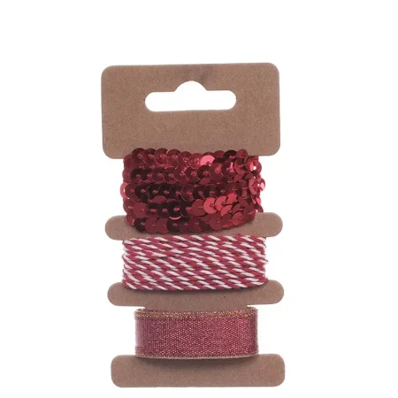 Juego de cintas para regalo 3 pzas 6,5 x 12 x 1,5 cm