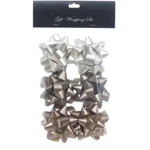 Juego de lazos para regalo 6 pzas 15 x 25,5 x 3,5 cm