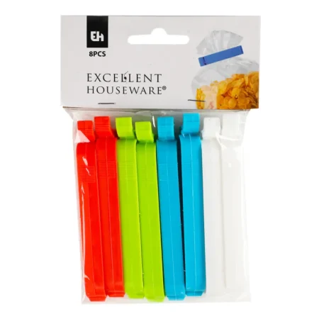 Set de 8 clips para bolsas