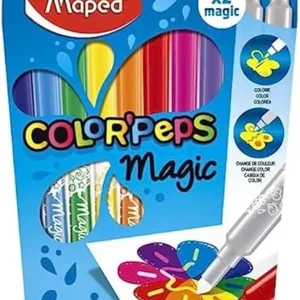 Marcador m?gicos peps magic en bolsa 10 colores