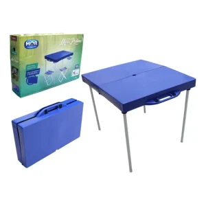 Mesa plegable sin banquetas 89 x 69 x 65 cm