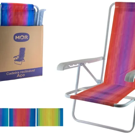 Silla 4 pos, plegable 65,5 x 64,5 x 88 cm