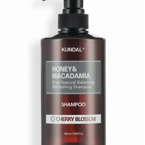 Shampoo natural miel y macadamia 500ml flor de cerezo