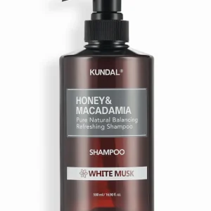 Shampoo natural miel y macadamia 500ml almizcle blanco