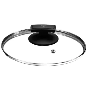 Tapa de vidrio con v?lvula de ? 16 cm