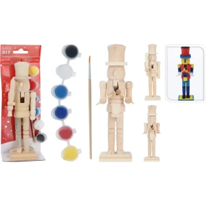 Cascanueces de madera de pino 18 cm 100 gramos