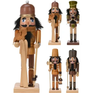 Cascanueces de madera de pino 8x6x25 cm 168 gramos