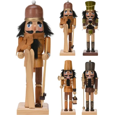 Cascanueces de madera de pino 8x6x25 cm 168 gramos