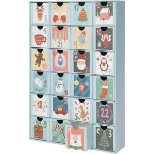 Calendario de adviento 25x6x38cm