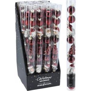 Set de 9 bambalinas de vidrio 3 cm