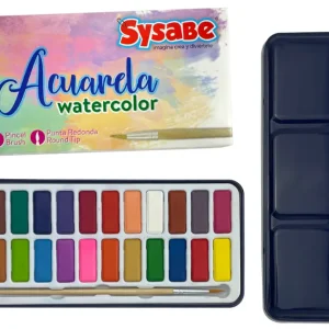 Acuarela profesional lata 24 colores
