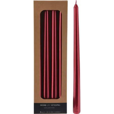 Set de 4 velas 2x2x30cm