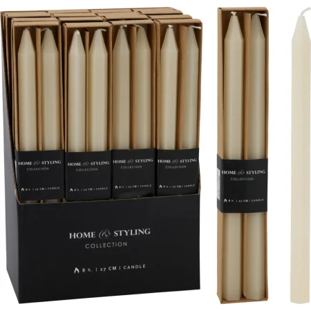 Set de 2 velas 2,15 x 2 x 27 cm