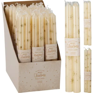 Set de 2 velas 21x25cm