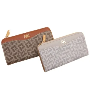 Wallet para dama slim zip around