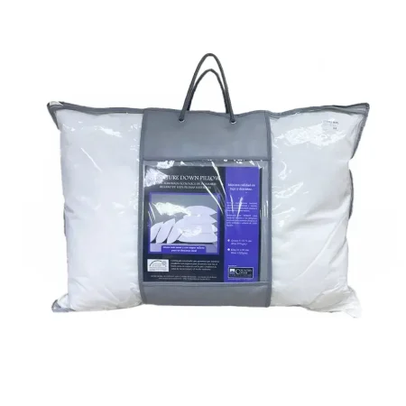 Almohada queen de 100% plumas naturales y algod?n
