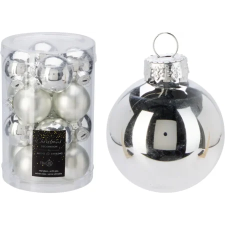 Set de 16 bambalinas de vidrio 3,5cm