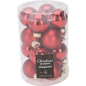 Set de 16 bambalinas de vidrio 3,5 cm