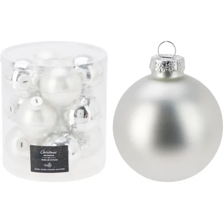 Set de 12 bambalinas de vidrio 6cm