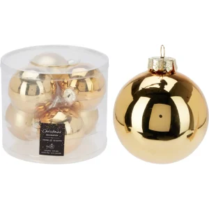 Set de 6 bambalinas de vidrio 8cm