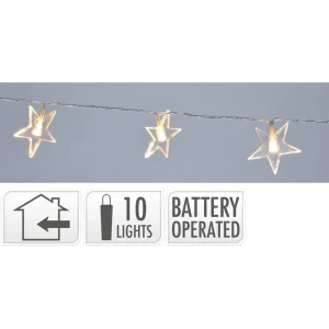 Cadena de luces led de color blanco calido 120 cm