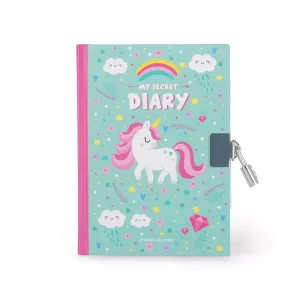 Diario secreto con candado Unicornio
