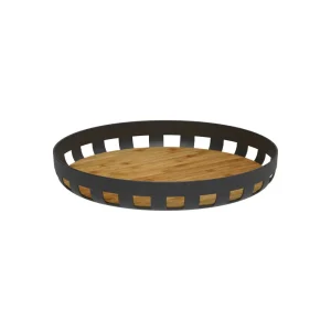 Bandeja con base de bambu 35 cm