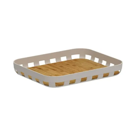 Bandeja con base de bambu 35 cm