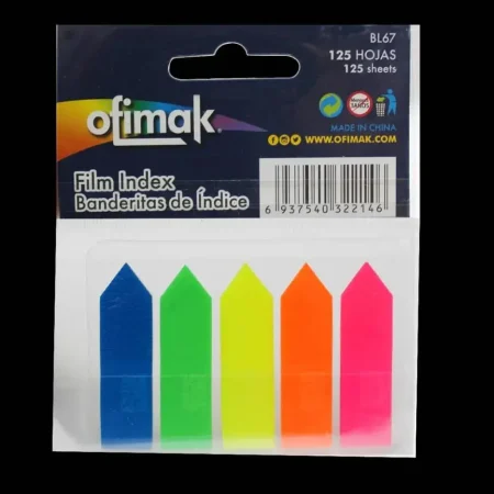 Banderitas col forma flecha