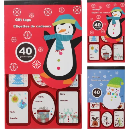 Libro de pegatinas navideñas con 40 pegatinas de regalo