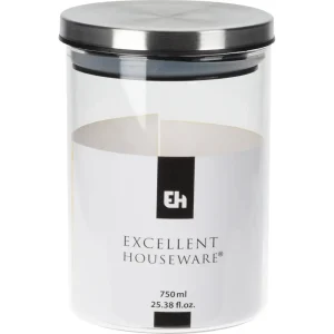 Tarro de almacenamiento de 750 ml con tapa