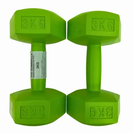 Par de mancuernas de PVC 6 kg (3 kg c/u)