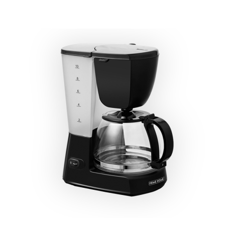Cafetera de 10 tazas color negra 750w
