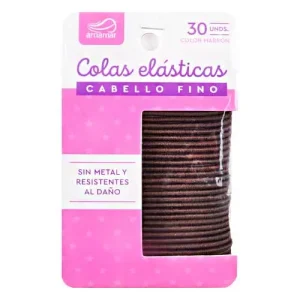 Colas elasticas para cabello fino