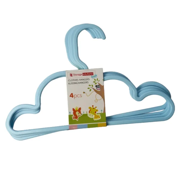 Set de 4 ganchos de ropa infantiles