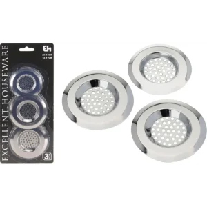 Set de 3 filtros para fregadero