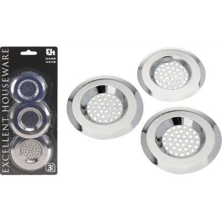 Set de 3 filtros para fregadero
