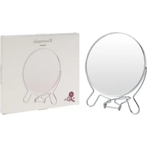 Espejo doble cara de acero inoxidable 14 x 1 x 24 cm