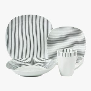 Juego de vajilla de porcelana 16 piezas